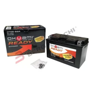 BATTERIA MOTO 12V 8 Ah OKYAMI OT9B-BSR YT9B YAMAHA, MAJESTY, KYMCO