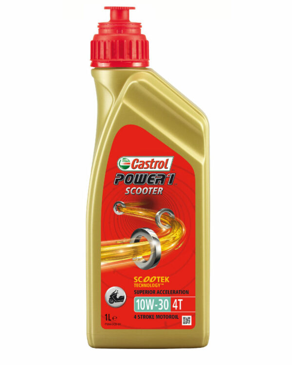 10W30 OLIO MOTORE CASTROL POWER 1 SCOOTER 4T 1 LITRO CA15A43A