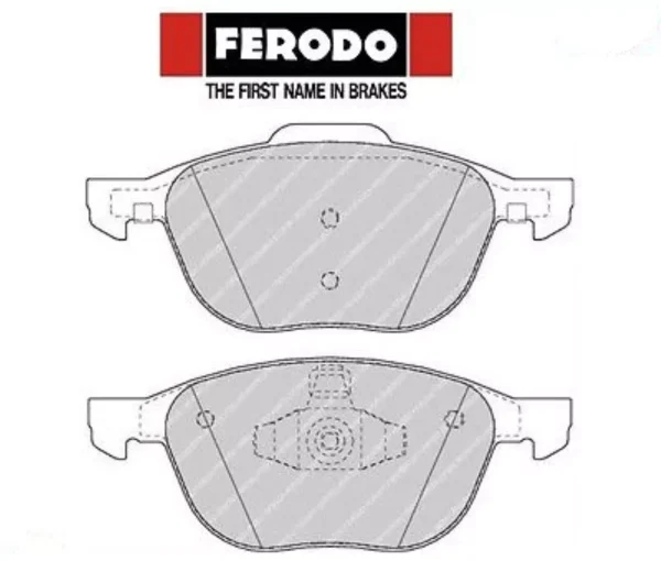 KIT PASTIGLIE FRENO ANTERIORI FDB1594 FORD FOCUS ,ECOSPORT,CMAX